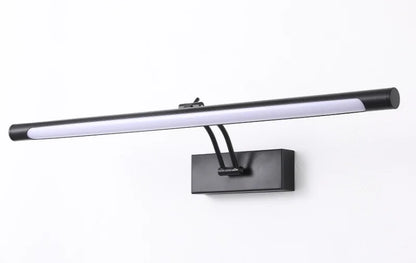 Modern Led Mirror Light Minimalist Black Metal Adjustable