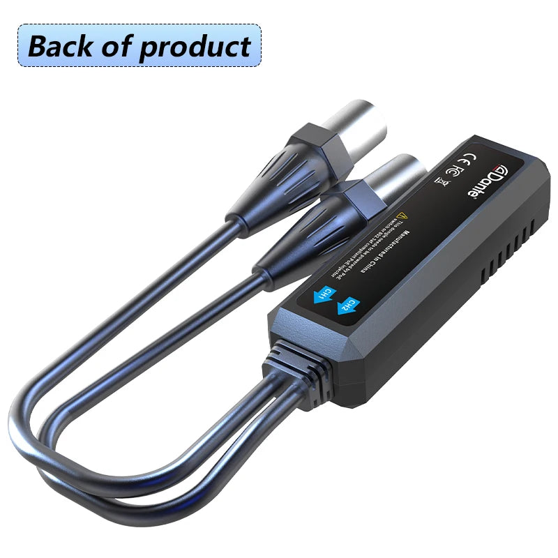 Dante Input Dongle Converter 2-Channel Analog Output Independent