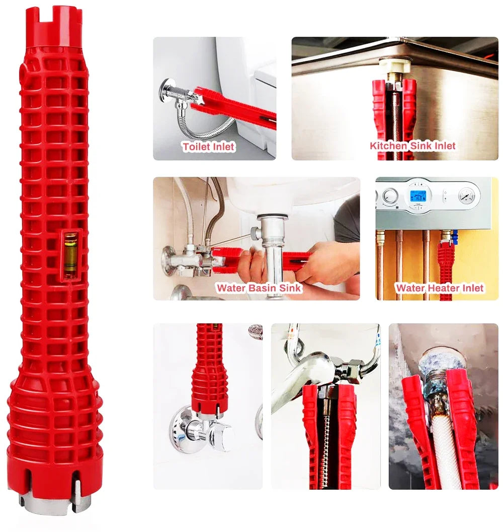 Sink Faucet Wrench Plumbing Repair 14 In Anti-Slip