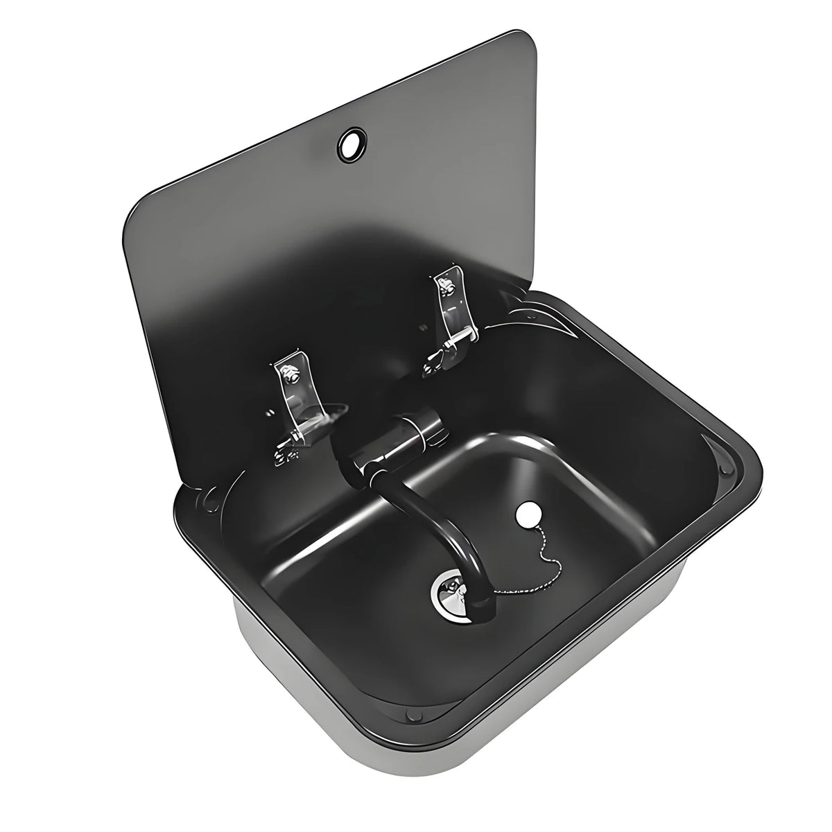 Rv Sink Faucet/Tap 304 Stainless Steel Tempered Glass
