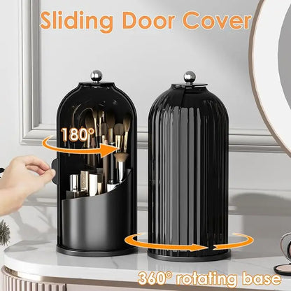 Rotating Dustproof Toothbrush Holder Organizer 360 Swivel