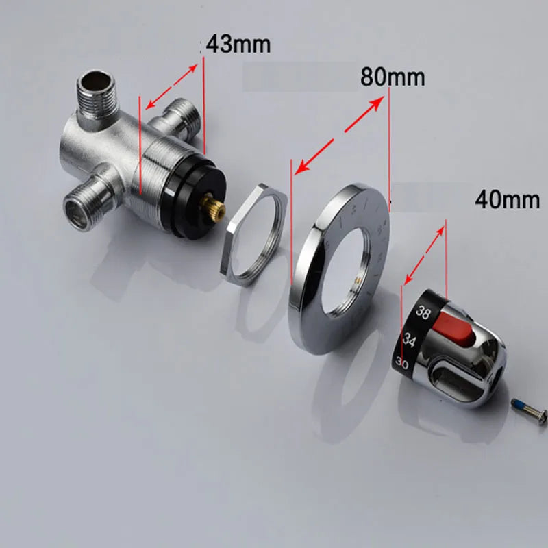 Thermostatic Shower Faucet Shower Room Control Intelligent