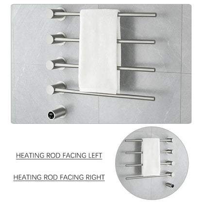 Bathroom Concealed Heated Towel Rail Towel Warmer Heated