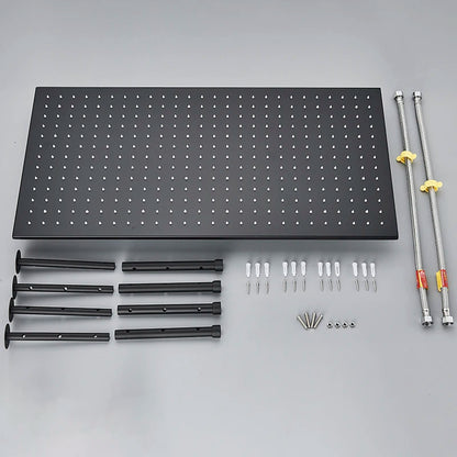 40 80cm High Pressure Led Shower Head Black