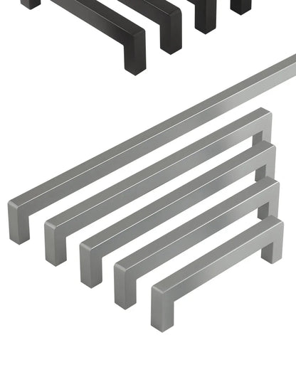 Square 500mm Extended Long Handle Wardrobe Door Handle
