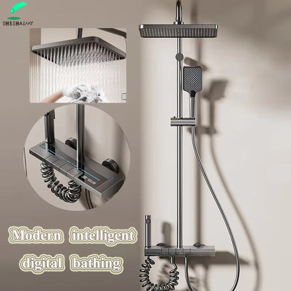 Bathroom Piano Key Ways Water Outlet Luxury Shower