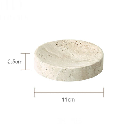 Travertine Bathroom Luxury Soap Dish Soap Dispenser Tissue