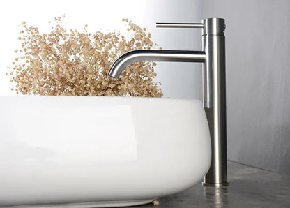 Brushed Gold Bathroom Basin Faucet Cold Mixer Water
