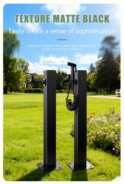 Garden Irrigation All-Copper Faucet 304 Stainless Steel Square