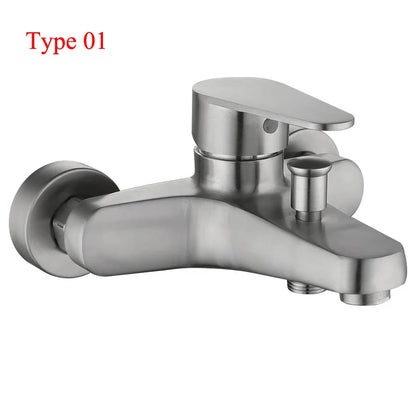 Bathroom Shower Faucet 304 Stainless Steel Mixer Tap