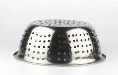 Big Hole Stainless Steel Washing Mesh Vegetable Fruits