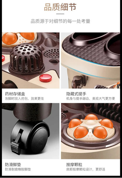 Smoked Foot Bath Full Automatic Electric Heating Washbasin
