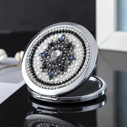 Compact Mirror 1x/2x Magnification Pocket Mirror Women 3inch