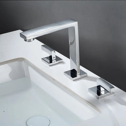 Brushed Gold Basin Faucet Total Brass Black Bathroom