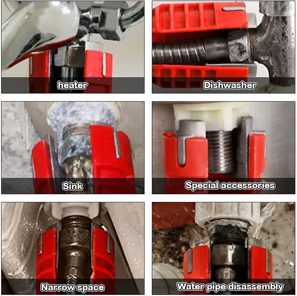 Sink Faucet Wrench Plumbing Repair 14 In Anti-Slip