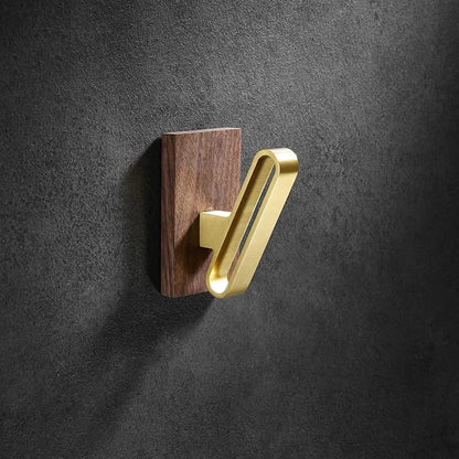 Tuqiu Robe Hook Clothes Hook Towel Hanger Wood