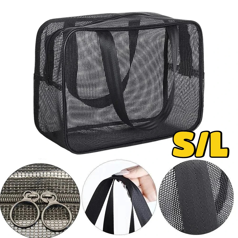Mesh Shower Caddy Tote Large Capacity Toiletry Organizer