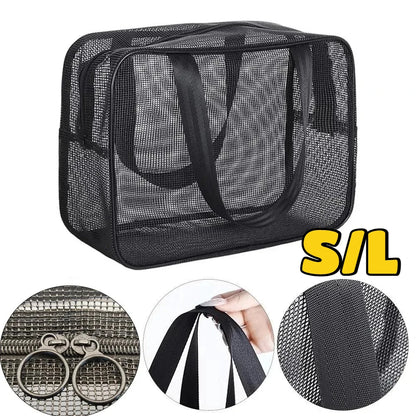 Mesh Shower Caddy Tote Large Capacity Toiletry Organizer