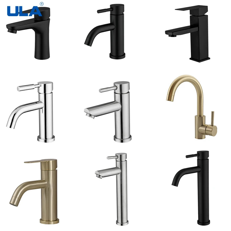 Ula G1/2 Basin Faucet Waterfall Bathroom Sink Faucet