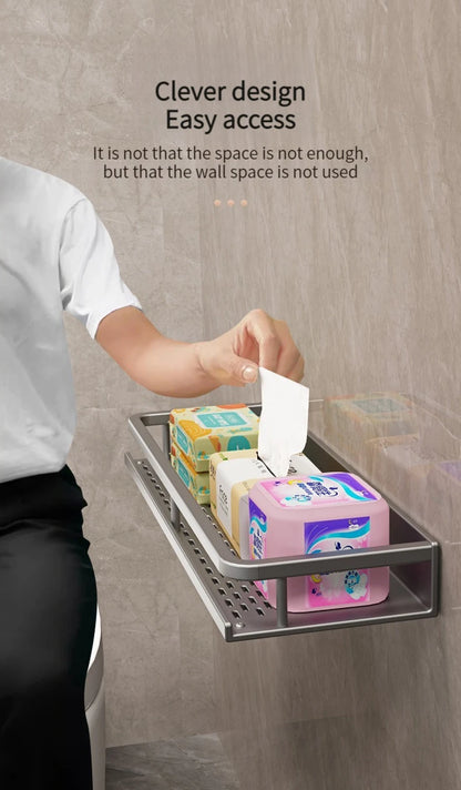 Bathroom Shelf Bathroom Towel Rack Shelves Wall Shower