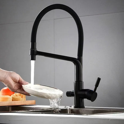 Filtered Sink Faucets Purification Tap 360 Rotate Water