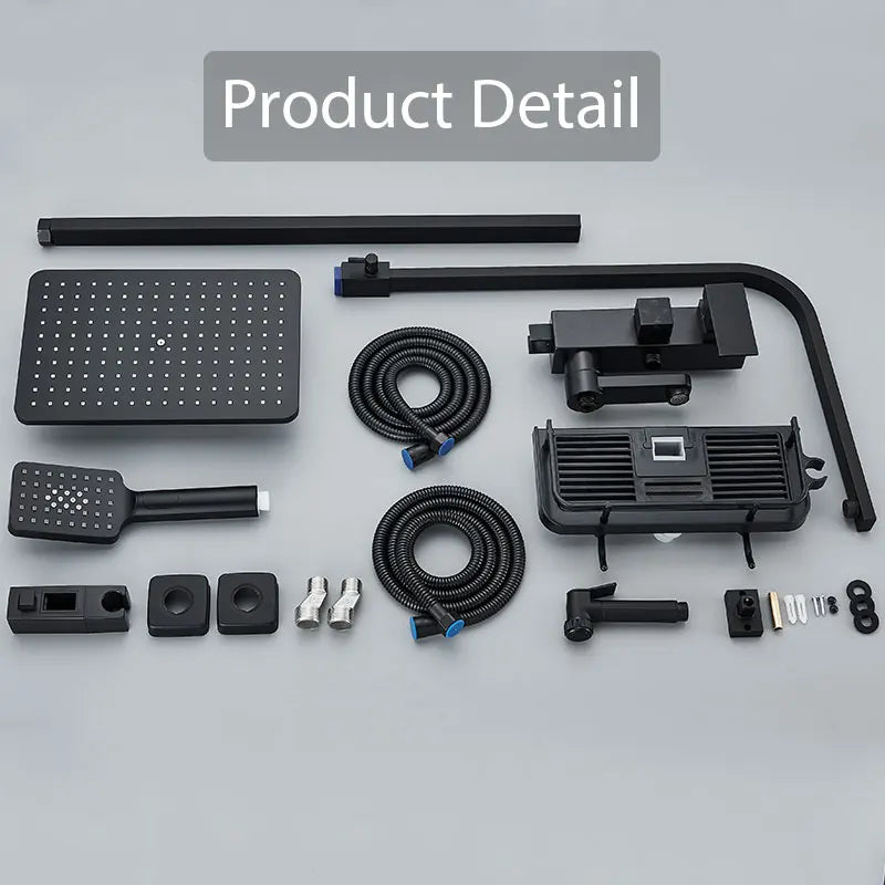 Black Shower Faucet Ways Showers Faucet Systems Adjustable