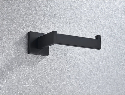 Bathroom Hardware Black Robe Hook Towel Rail Bar