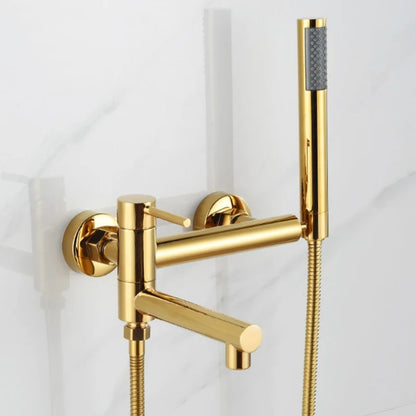 Bathroom Bathtub Shower Faucet Swivel Tub Spout Handhold