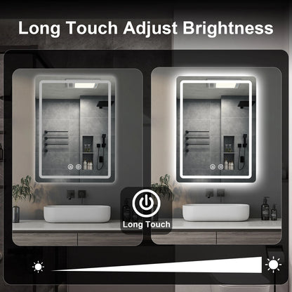 16 24 Inch Led Bathroom Mirror Vanity Mirrors