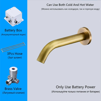 Oxg Wall Mount Sensor Basin Faucet Bathroom Faucet
