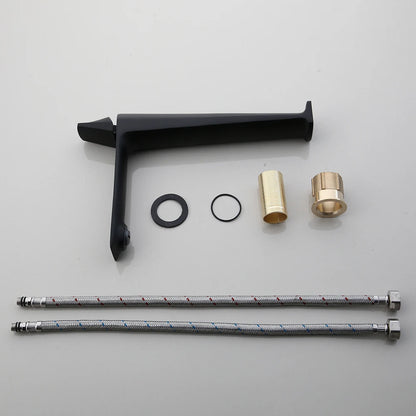Kemaidi Rose Gold Bathroom Basin Sink Faucet Square