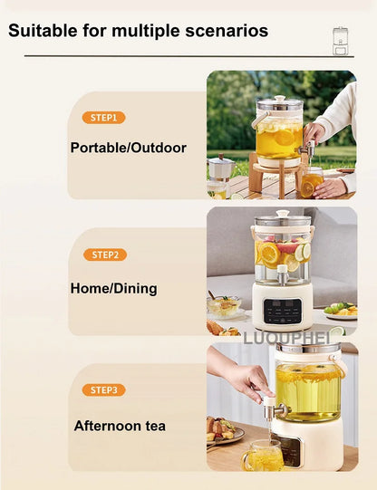110v/220v Electric Kettle Smart Tea Brewer Commercial Faucet
