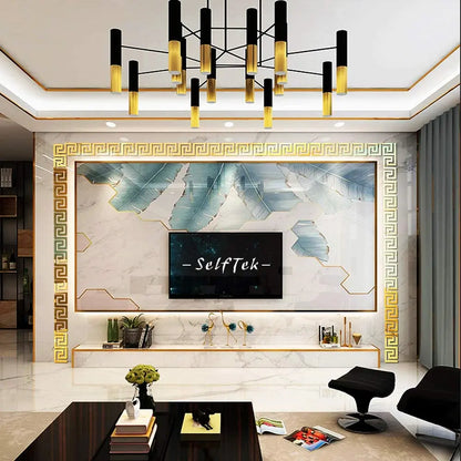 5/10cm Acrylic Wall Mirror Sticker Adhesive Living Room