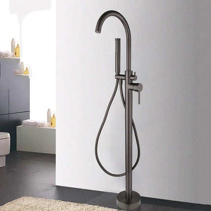 Zappo Standing Tub Shower Faucet Floor Mount Shower