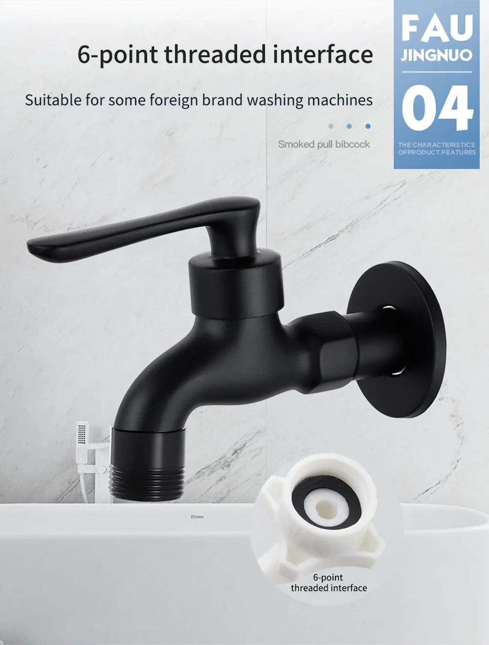 Cold Faucet Wall Outdoor Mop Pool Faucet Copper