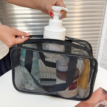 Mesh Shower Caddy Tote Bag Cosmetic Storage Bag