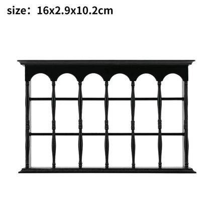 1/6 Scale Dollhouse Miniature Furniture Wooden Shelf Cabinet