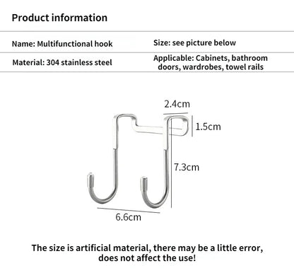 304 Stainless Steel Hook Punching Double S-Shape Hook