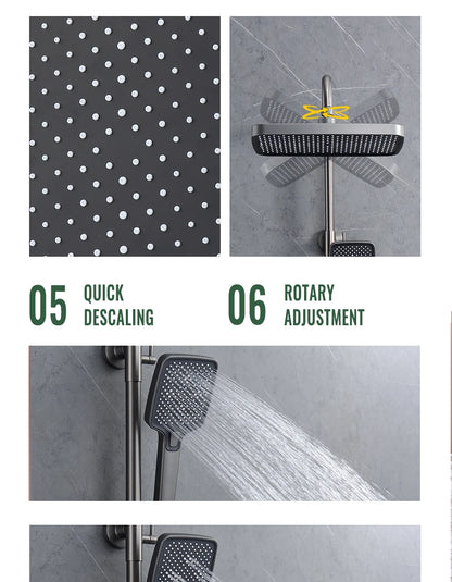 10 Inch Shower Head Handle Square Shower Faucet