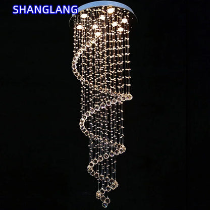 Modern Led Ceiling Chandeliers Light Fixture Staircase Luxury