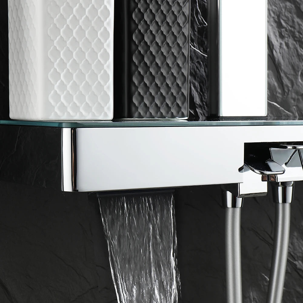 Chrome Piano Digital Bathroom Shower Cold Digital Bathroom