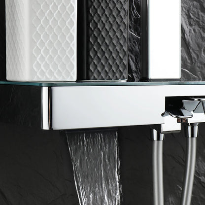 Chrome Piano Digital Bathroom Shower Cold Digital Bathroom