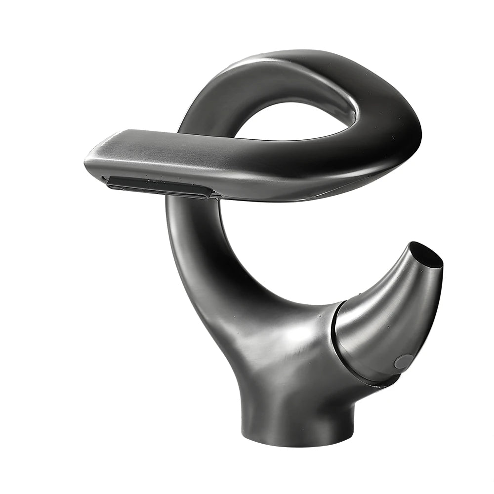 Design Basin Faucet Brass Bathroom Basin Waterfall Cold