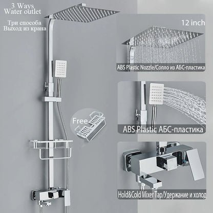 Black Shower Faucet Ways Showers Faucet Systems Adjustable