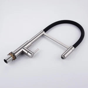 Smesiteli Faucets Round Matte Black Brass Handle Hole