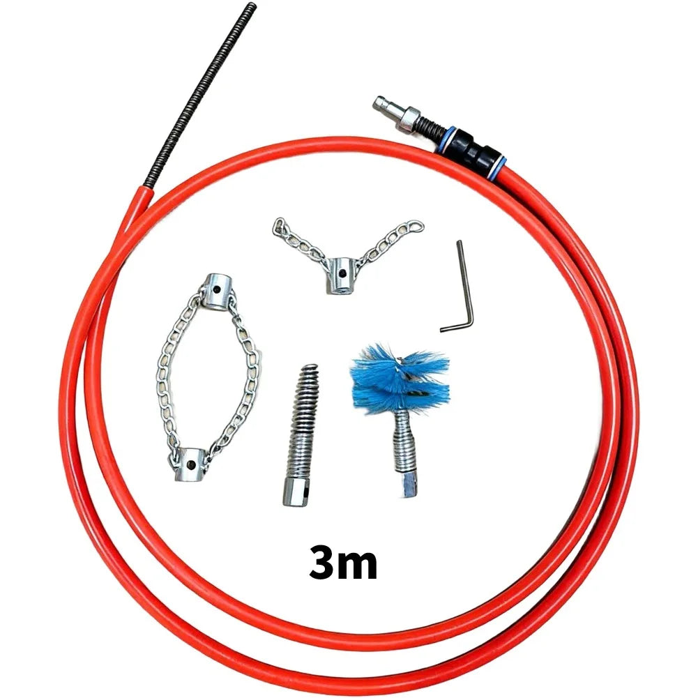 Hand Crank Drain Snake Toilet Sink Shower Bathtub