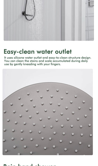 Gunmetal Shower Faucet Or Ways Concealed Box Bathroom