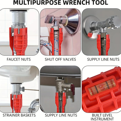 In Sink Faucet Wrench Repair Non-Slip Bathroom Faucet