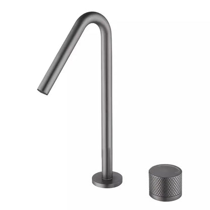 Tuqiu Black Basin Faucet Bathroom Faucet Two Holes