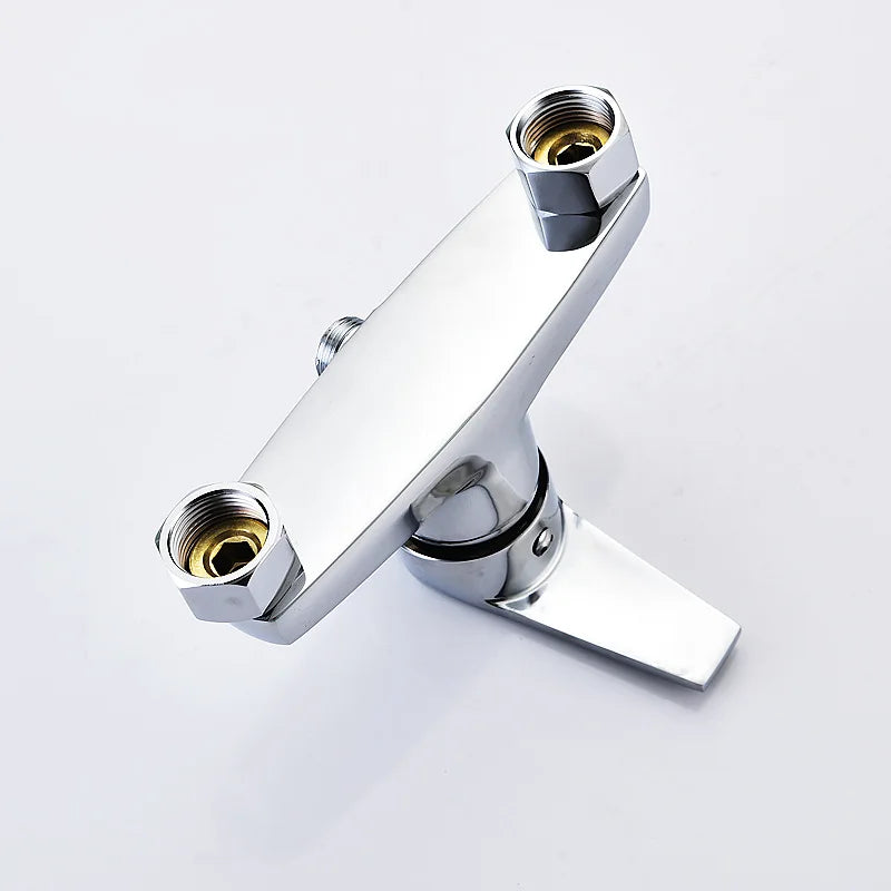 Brass Shower Faucet Mixer Valve Shower Head Hidden